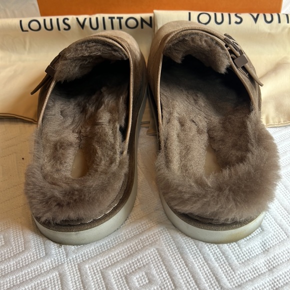 Louis Vuitton Men’s Tan Mules - Picture 5 of 9